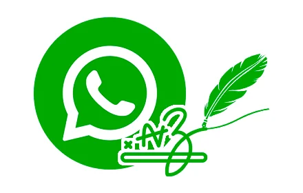 Print de Assinatura Automática WhatsApp